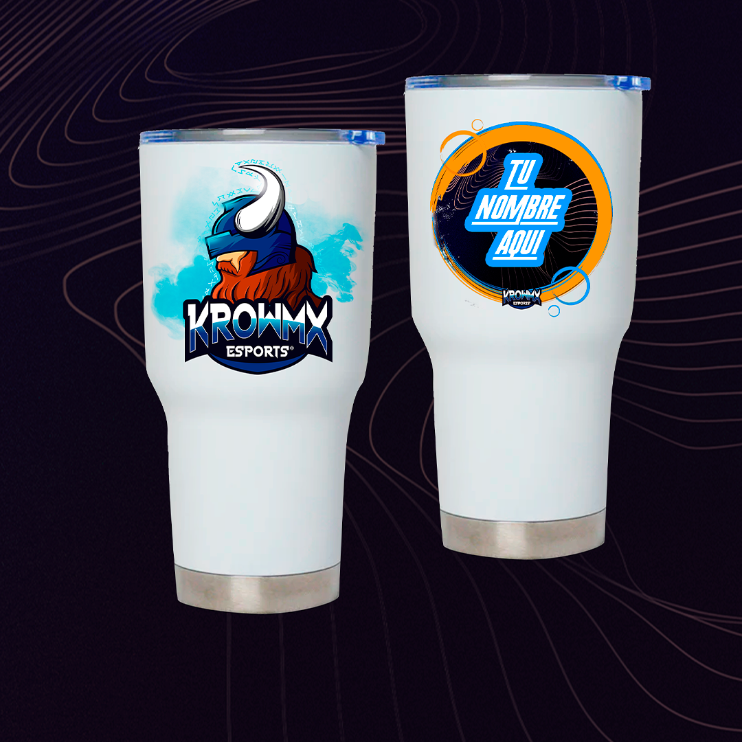 Termo Yeti con diseño personalizado KrowMx eSports