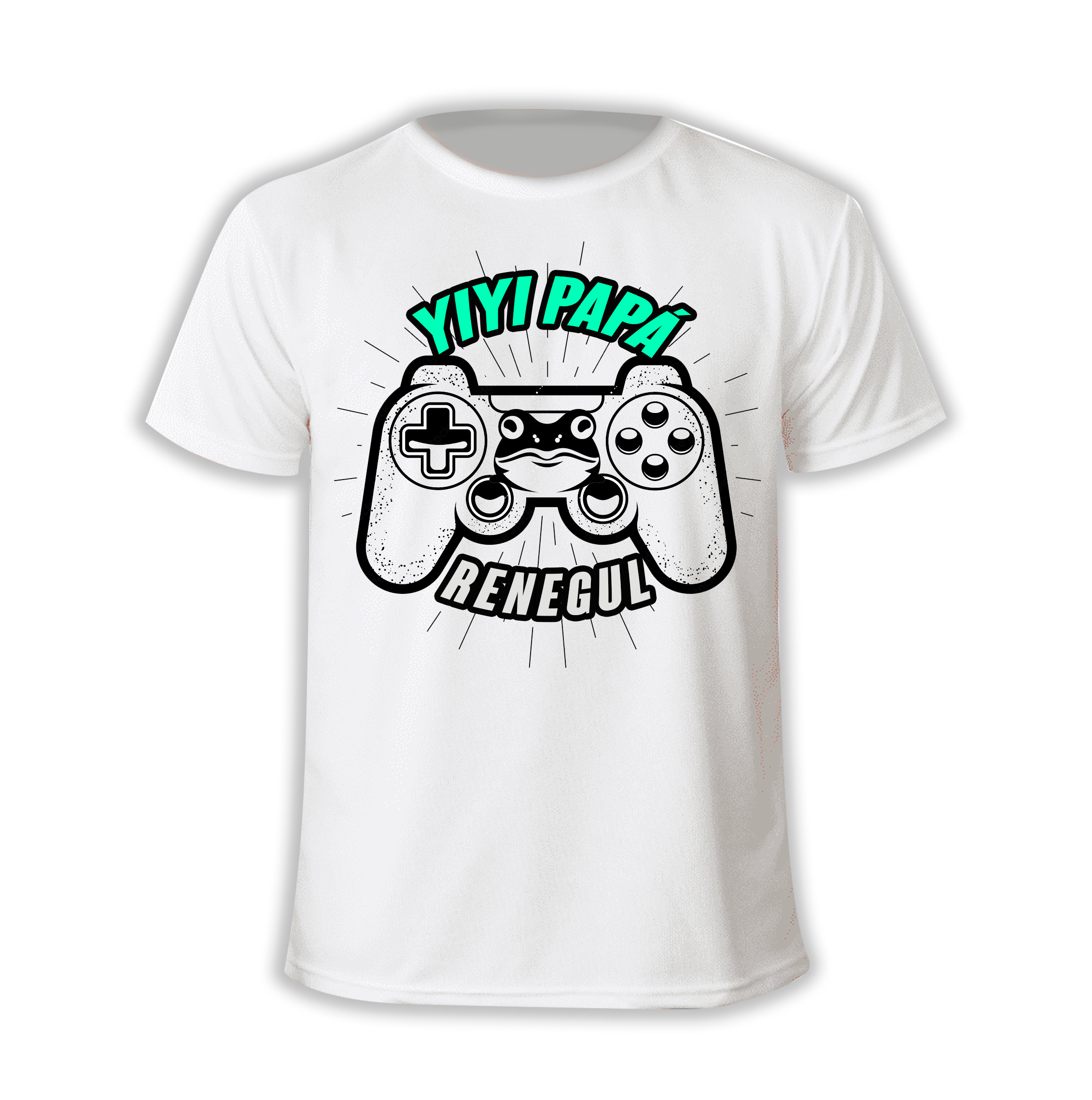 Playera Oficial Renegul - Diseño control videojuego Yiyi Papá