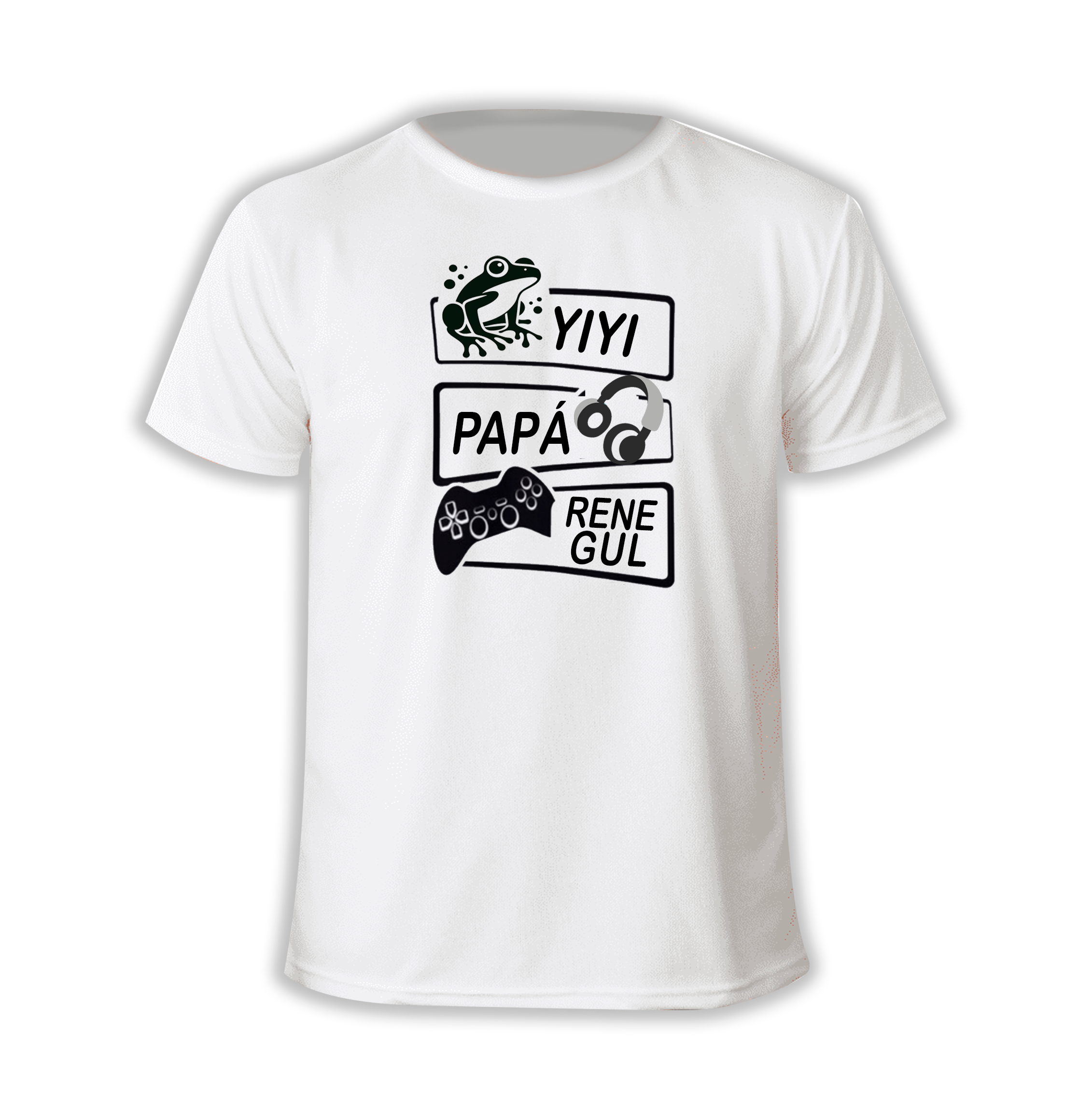 Playera Oficial Renegul - Diseño frase Yiyi Papá