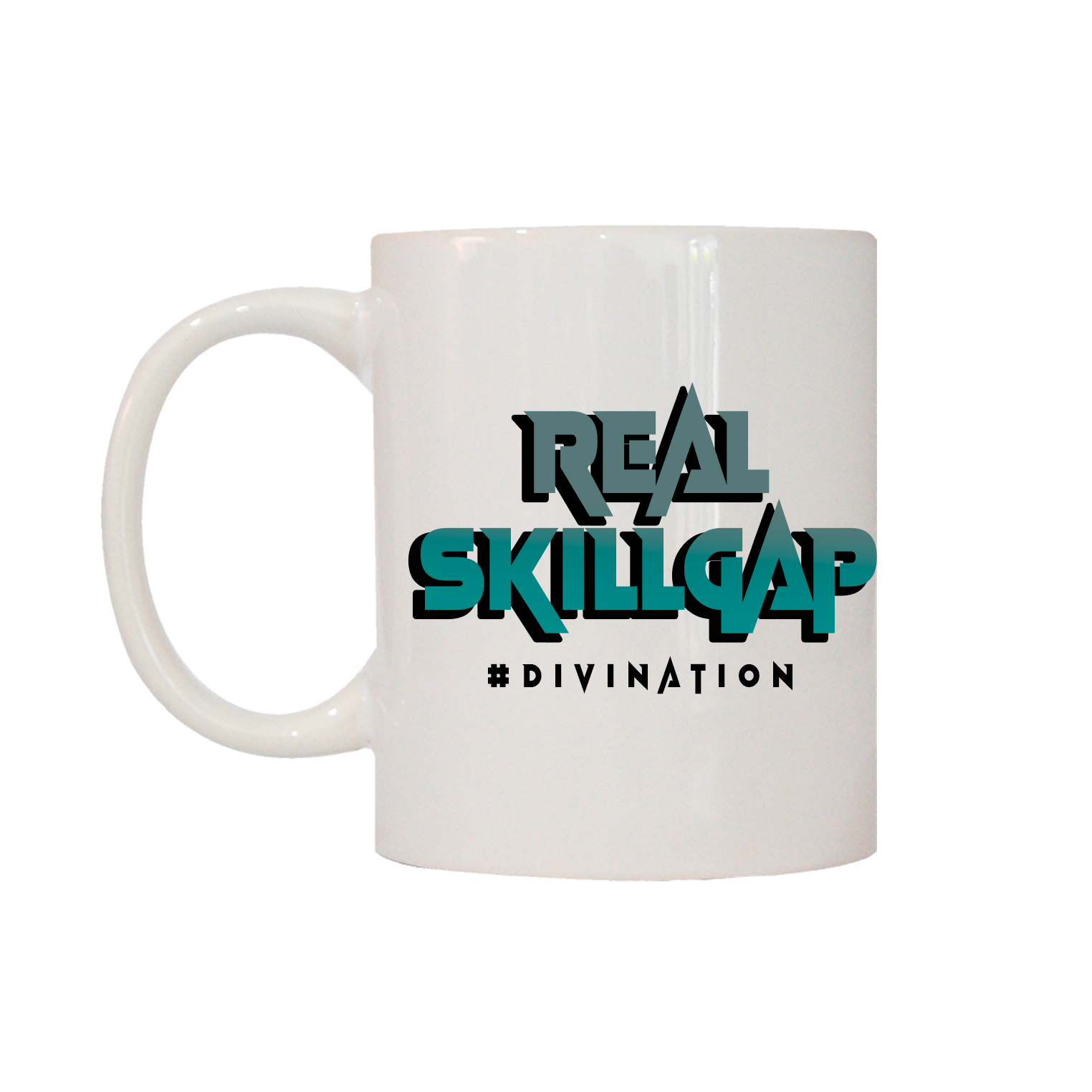 Taza diseño Oficial Divine RealSkillGap Azul