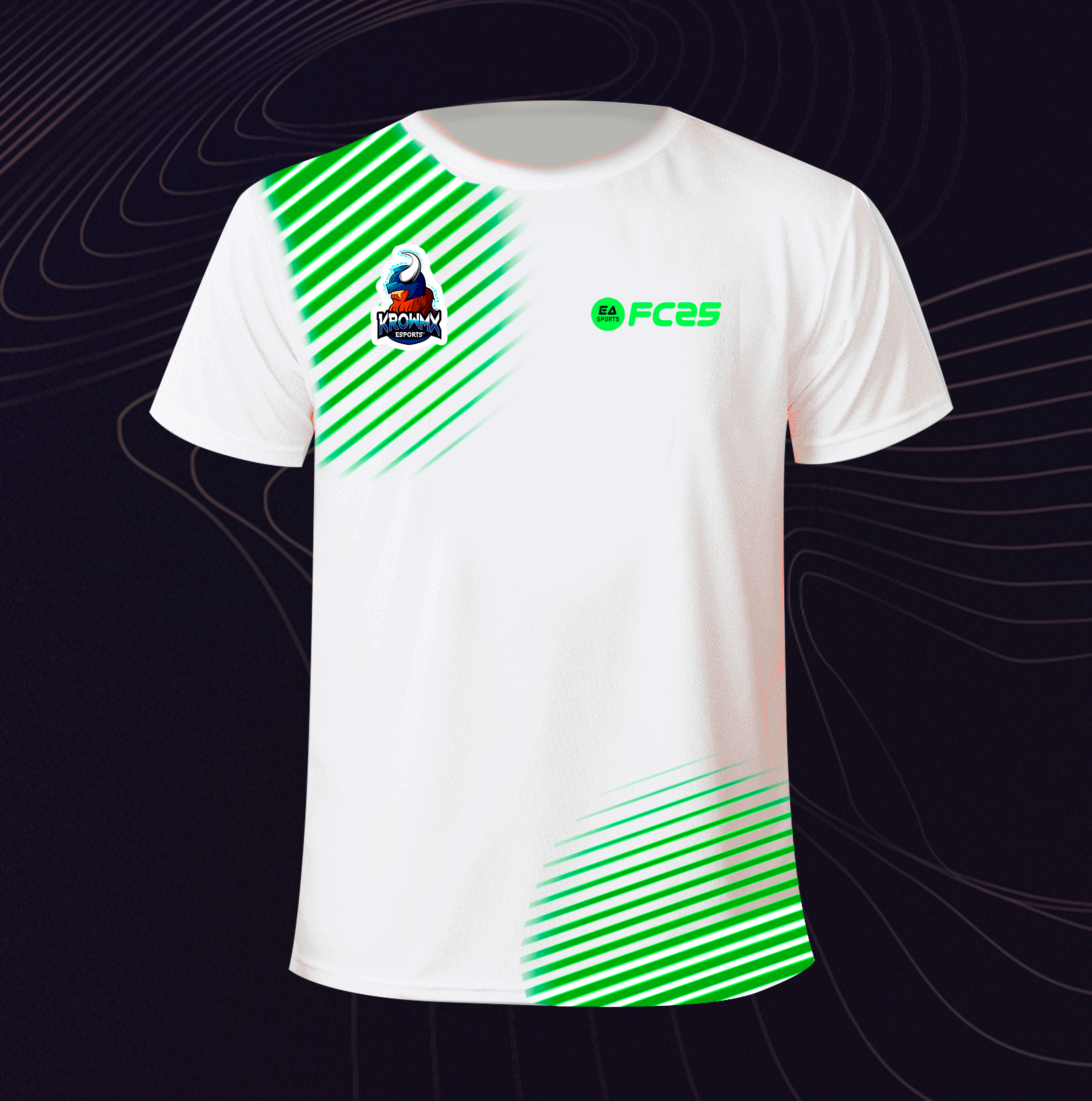 Playera deportiva KrowMx eSports verde