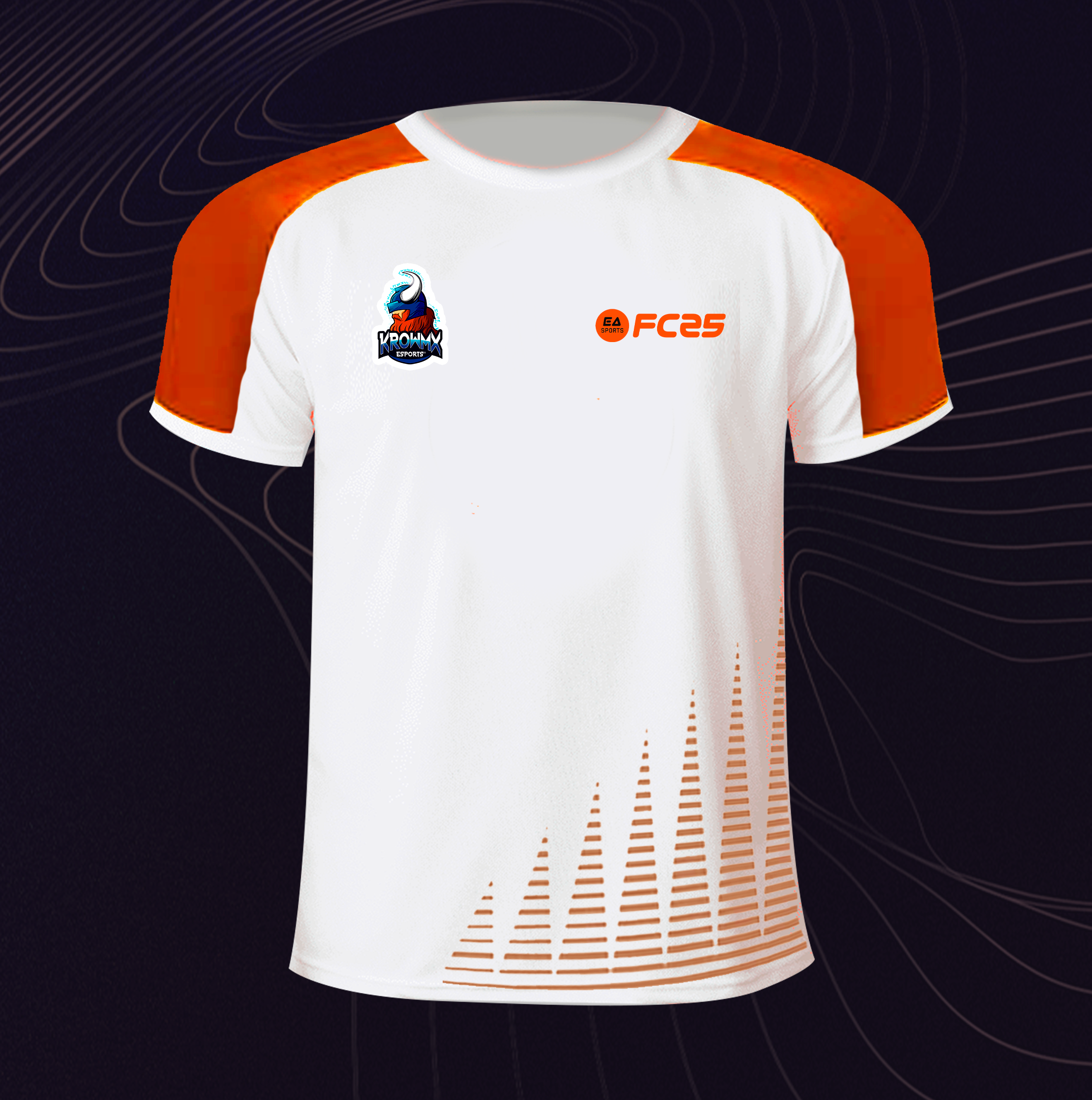 Playera deportiva KrowMx eSports naranja